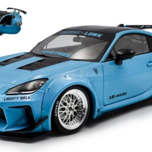 Modellino auto scala 1:18 Solido  TOYOTA GR86 LBWK BODY KIT COUPE 2024 BABY BLUE diecast modellismo statico