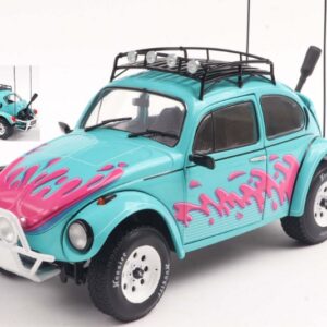Modellino auto scala 1:18 Solido VOLKSWAGEN BEETLE ALL ROAD 1976 GREEN diecast modellismo statico