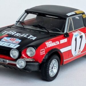 Modellino auto rally scala 1:43 Trofeu  FIAT 124 SPORT SPIDER 1600 TAP RALLY 1973 FIGUEIREDO-BARATA