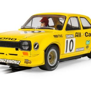 Modellino auto scala 1:32 Scalextric  FORD ESCORT MK1 ALL CAR EQUIPE NICK WHITING SLOT 1:32