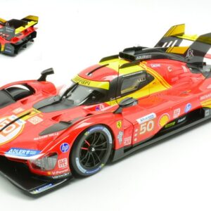 Modellino auto scala 1:18 Burago FERRARI 499P 24H LE MANS 2024 racing modellismo