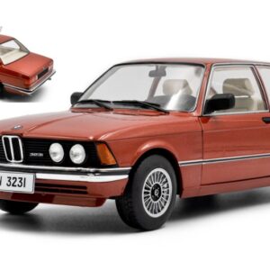 Modellino auto scala 1:18 BMW 3 SERIES 323I E21 1980 RED diecast modellismo statico