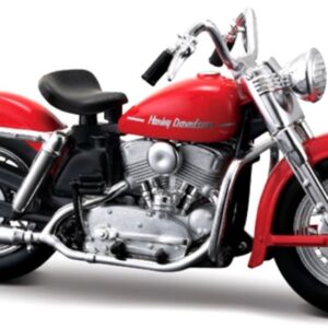 Modellino moto scala 1:18 HARLEY DAVIDSON K MODEL 1952 RED motorcycle