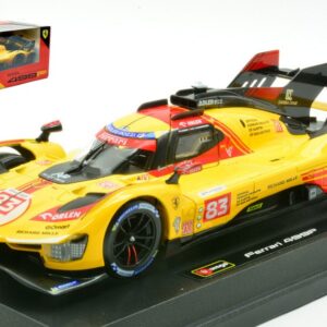 Modellino auto scala 1:24 Burago FERRARI 499P LE MANS 2024 racing modellismo