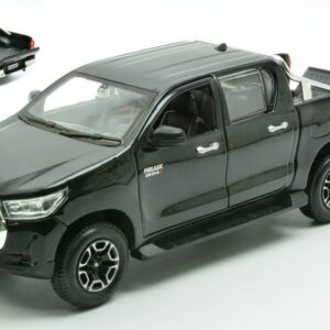 Modellino auto scala 1:24 Maisto TOYOTA HILUX pick up BLACK modellismo statico