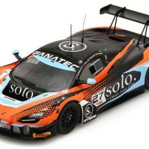 Modellino auto scala 1:43 Spark Model  MC LAREN 720S GT3 N.27 24 H SPA 2024 RUEDA-BELL-MILLROY-RADCLIFFE racing modellismo