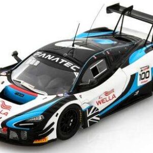 Modellino auto scala 1:43 Spark Model  MC LAREN 720S GT3 N.100 3rd PRO-AM CLASS 24 H SPA 2024 BUNCOMBE-CAYGILL- racing modellismo