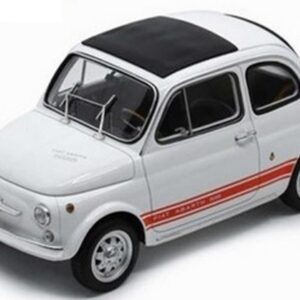 Modellino auto scala 1:18 Schuco FIAT 500 ABARTH 595 SS 1965 WHITE modellismo statico