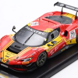 Modellino auto scala 1:43 Looksmart  FERRARI 296 GT3 N.71 24H SPA VIDALES-ABRIL-NEUBAUER racing modellismo