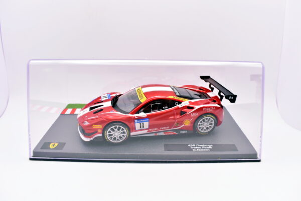 Modellino auto Ferrari 488 challenge racing collection scala 1:43 ixo diecast modellismo - Image 2