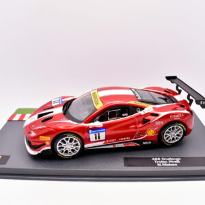 Modellino auto Ferrari 488 challenge racing collection scala 1:43 ixo diecast modellismo