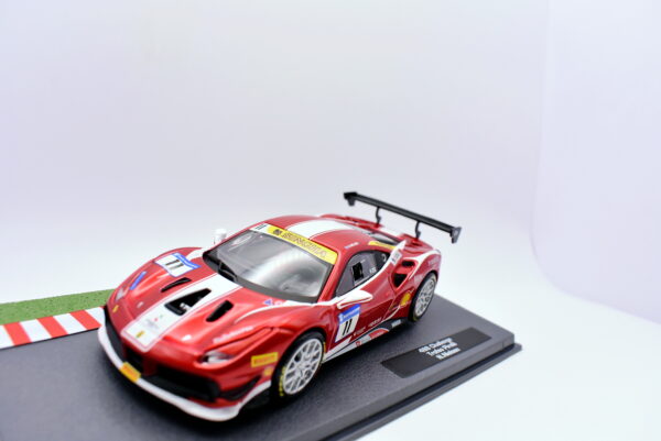 Modellino auto Ferrari 488 challenge racing collection scala 1:43 ixo diecast modellismo - Image 4