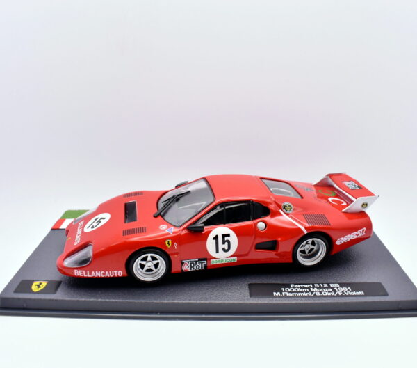 Modellino auto Ferrari 512 BB racing collection scala 1:43 ixo diecast modellismo