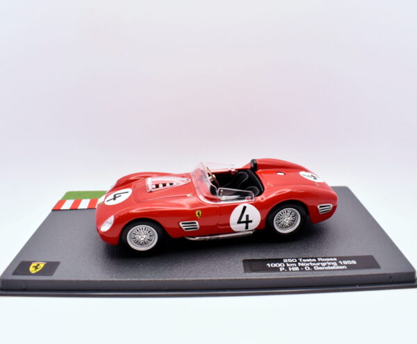 Modellino auto Ferrari 250 testa rossa racing collection scala 1:43 ixo diecast modellismo