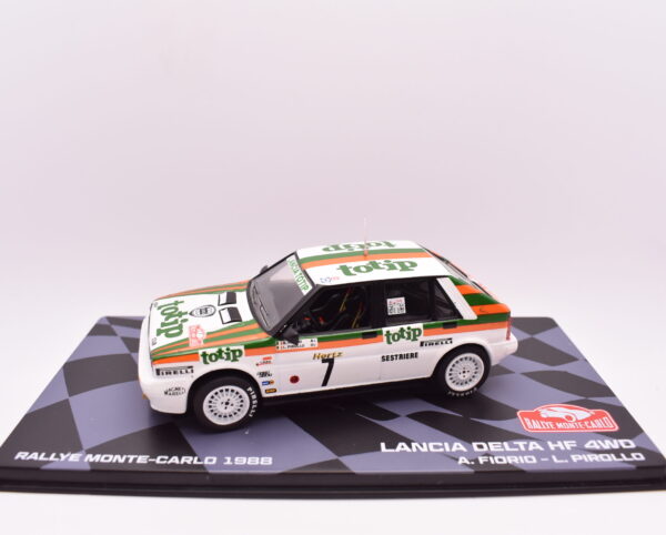 Modellino auto rally scala 1:43 Lancia delta HF modellismo statico