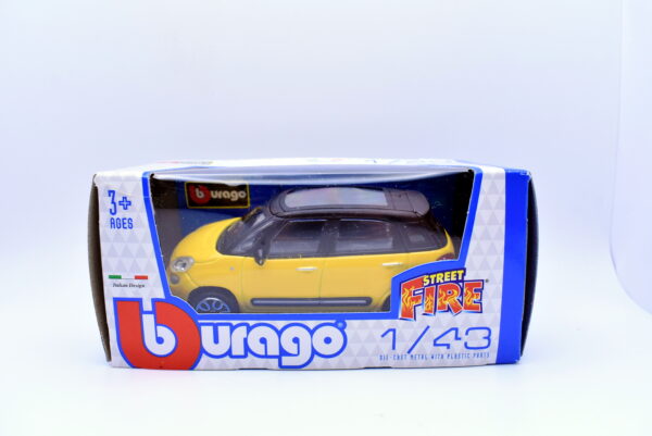 Modellino auto scala 1:43 Fiat 500 L Burago diecast modellismo statico - Image 2