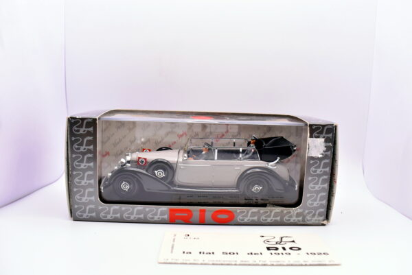 Modellino auto scala 1:43 Mercedes benz 770 con hitler Rio diecast modellismo statico - Image 2