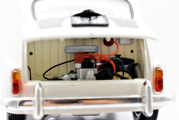 Modellino auto scala 1:18 FIAT 600 ABARTH 1000 TC diecast modellismo da collezione - Image 8