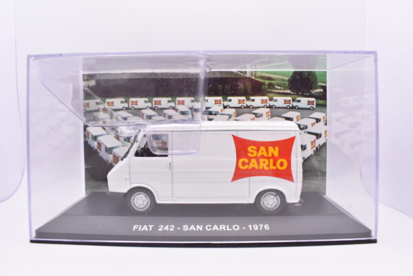 modellino auto Fiat 242 San carlo veicoli pubblicitari epoca scala 1:43 - Image 2