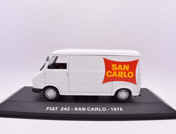 modellino auto Fiat 242 San carlo veicoli pubblicitari epoca scala 1:43 - Image 3