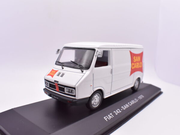 modellino auto Fiat 242 San carlo veicoli pubblicitari epoca scala 1:43