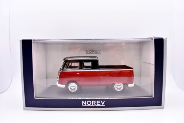 Modellino auto scala 1:43 VW T1 double cabin diecast modellismo da collezione norev - Image 2