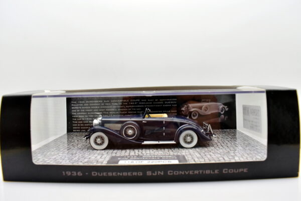 Modellino auto scala 1:43 Duesenberg SJN convertible coupe diecast modellismo statico minichamps - Image 2