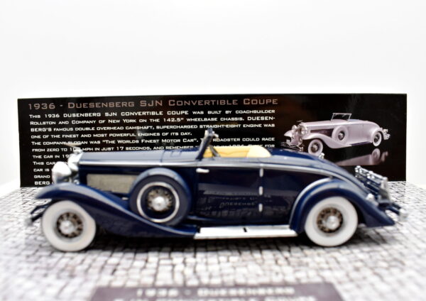 Modellino auto scala 1:43 Duesenberg SJN convertible coupe diecast modellismo statico minichamps - Image 3