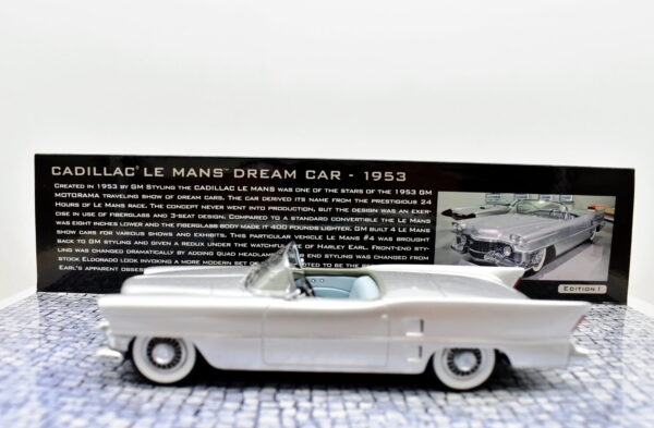 Modellino auto scala 1:43 Cadillac le mans dream car diecast modellismo statico minichamps - Image 3