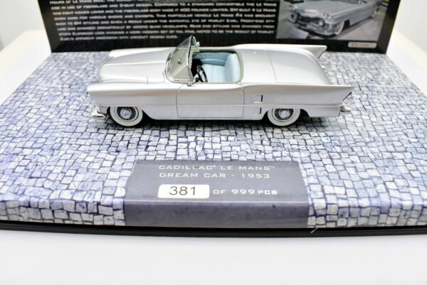 Modellino auto scala 1:43 Cadillac le mans dream car diecast modellismo statico minichamps - Image 5