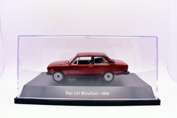 Modellino auto scala 1:43 fiat 131 mirafiori diecast modellismo collezione - Image 2