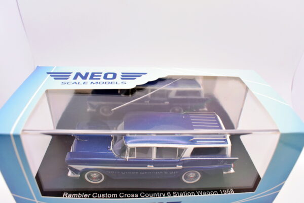 Modellino auto scala 1:43 Rambler custom cross country 6 station wagon Neo modellismo da collezione - Image 5