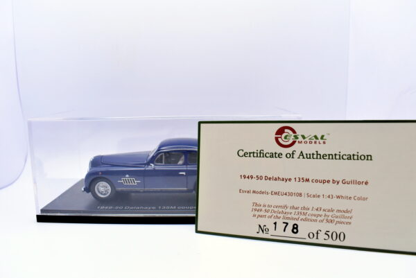 Modellino auto 1:43 Delahaye 135M coupe by guillore collezione modellismo statico esval models - Image 2