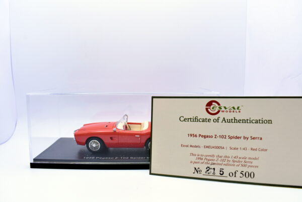 Modellino auto 1:43 Pegaso Z 102 spider collezione modellismo statico esval models - Image 2