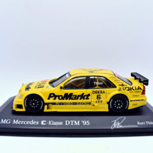 Modellino auto racing scala 1:43 Mercede AMG C Klasse DTM 95 diecast modellismo collezione minichamps