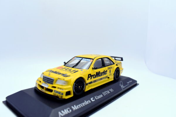 Modellino auto racing scala 1:43 Mercede AMG C Klasse DTM 95 diecast modellismo collezione minichamps - Image 3