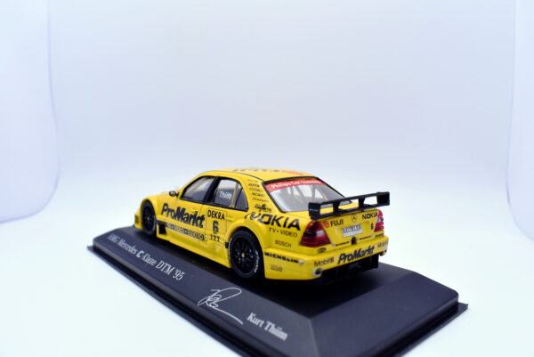 Modellino auto racing scala 1:43 Mercede AMG C Klasse DTM 95 diecast modellismo collezione minichamps - Image 4