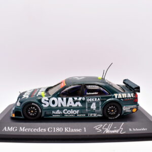 Modellino auto racing scala 1:43 AMG mercedes C180 Klasse 1 DTM minichamps modellismo statico