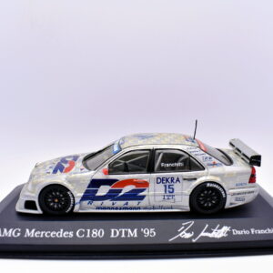 Modellino auto racing scala 1:43 AMG mercedes C180 DTM 95 minichamps modellismo statico