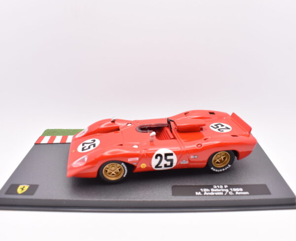 Modellino auto Ferrari 312 P (25) racing collection scala 1:43 ixo diecast modellismo