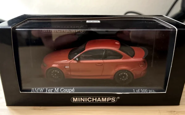 Modellino auto scala 1:43 BMW 1er M Coupe minichamps diecast modellismo da collezione