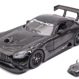 Modellino auto scala 1:24 MERCEDES AMG GT3 2016 BLACK diecast modellismo statico