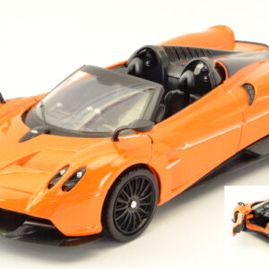 Modellino auto scala 1:24 PAGANI HUAYRA ROADSTER ORANGE diecast modellismo statico