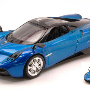 Modellino auto scala 1:24 PAGANI HUAYRA 2012 BLUE diecast modellismo statico