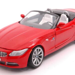Modellino auto scala 1:24 BMW Z4 2010 RED diecast modellismo statico