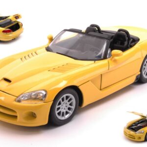 Modellino auto scala 1:18 DODGE VIPER SRT-10 YELLOW diecast modellismo statico