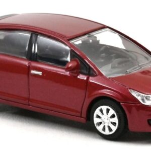 Modellino auto scala 1:87 CITROËN C4 BERLINE 2004 RED modellismo statico collezione