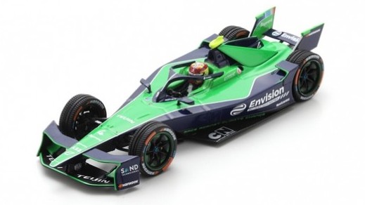 Modellino auto scala 1:43 Spark Model  ENVISION RACING FORMULA E N.4 ROBIN FRIJNS racing modellismo
