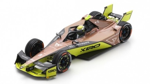 Modellino auto scala 1:43 Spark KIRO RACE CO FORMULA E DAVID BECKMANN racing modellismo