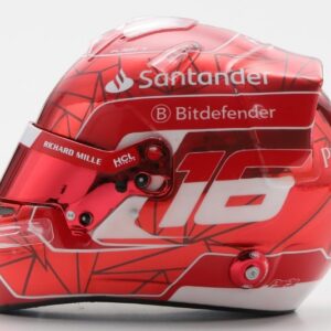 Modellino casco Looksmart  HELMET CHARLES LECLERC TEAM FERRARI HP SINGAPORE GP 2024 1:5